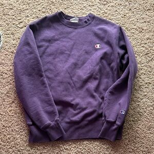 Champion Men's Purple Crewneck sweatshirt